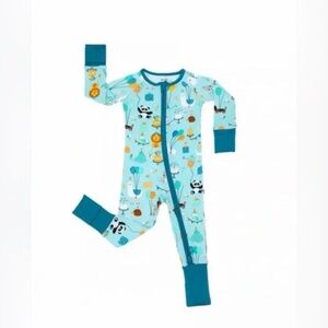 Little Sleepies Party Animal Bamboo Sleeper Size 6-12 months
